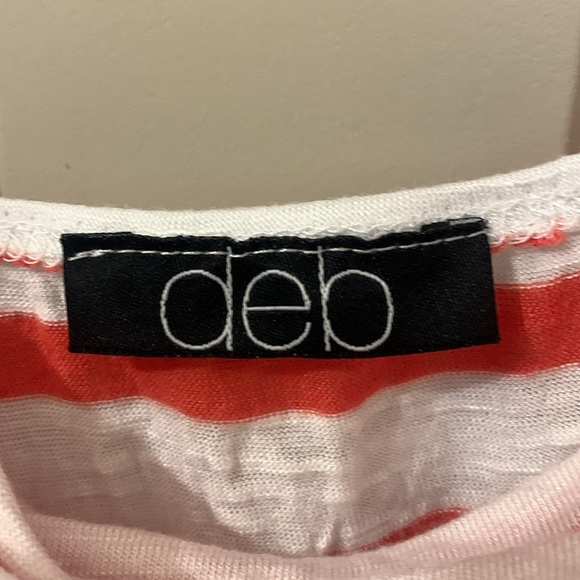 Deb Striped Camisole w/Flower Accent - Picture 4 of 6